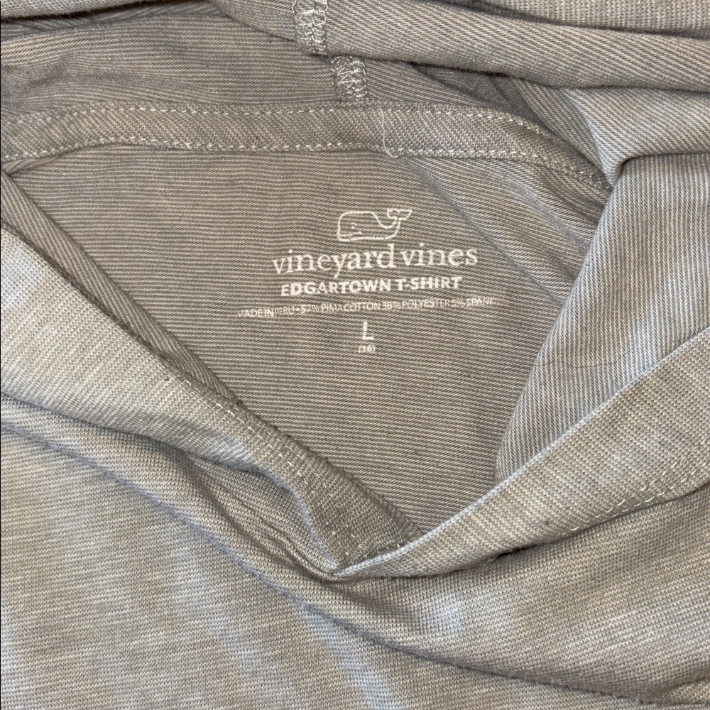 Vineyard Vines Kids Large Edgartown Hooded Long-Sleeve T-Shirt - Picture 3 of 5